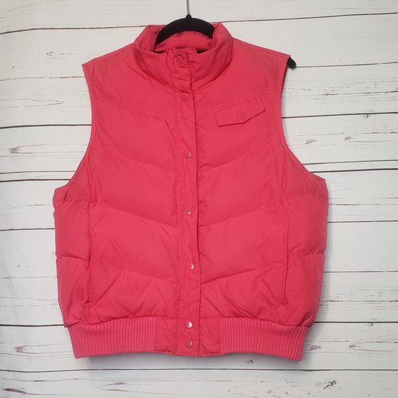 GAP Pink Puffer Vest - Picture 1 of 12